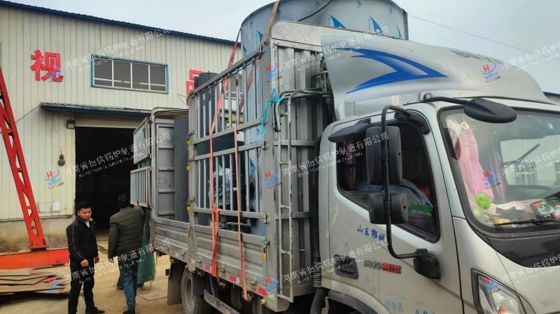 立式2吨生物质蒸发器装车发往江苏泰州